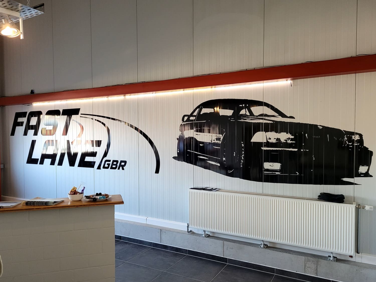 Fast Lane GBR Wandwerbung Fast Lane GBR Wandwerbung